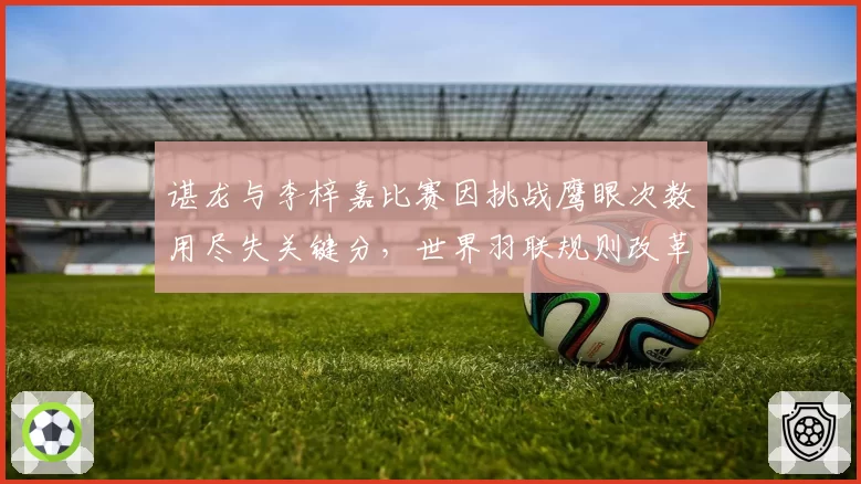 谌龙与李梓嘉比赛因挑战鹰眼次数用尽失关键分，世界羽联规则改革呼声再起