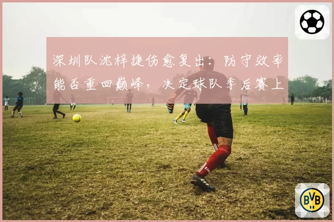深圳队沈梓捷伤愈复出：防守效率能否重回巅峰，决定球队季后赛上限